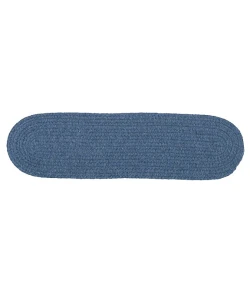 Colonial Mills Bristol Stair Treads Federal Blue WL01A00 8" X 28" (Single) Stair Treads Rug