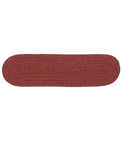 Colonial Mills Bristol Stair Treads Rosewood WL11A0 8" X 28" (Set of 13) Stair Treads Rug
