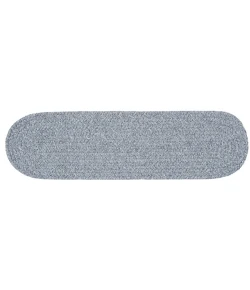 Colonial Mills Bristol Stair Treads Gray WL18A0 8" X 28" (Set of 13) Stair Treads Rug