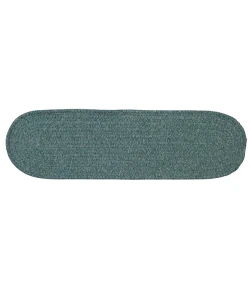 Colonial Mills Bristol Stair Treads Teal WL27A0 8" X 28" (Set of 13) Stair Treads Rug