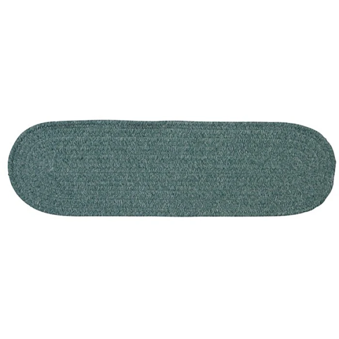 Colonial Mills Bristol Stair Treads Teal WL27A00 8" X 28" (Single) Stair Treads Rug