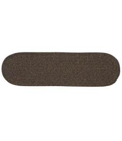 Colonial Mills Bristol Stair Treads Bark WL35A0 8" X 28" (Set of 13) Stair Treads Rug