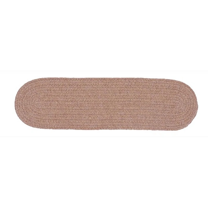 Colonial Mills Bristol Stair Treads Mocha WL45A00 8" X 28" (Single) Stair Treads Rug