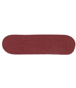 Colonial Mills Bristol Stair Treads Holly Berry WL52A0 8" X 28" (Set of 13) Stair Treads Rug