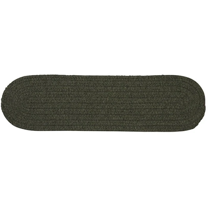 Colonial Mills Bristol Stair Treads Olive WL55A0 8" X 28" (Set of 13) Stair Treads Rug