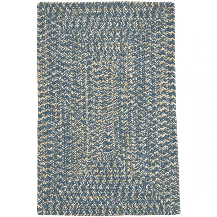 Colonial Mills Bridgeport Tweed Rect.angle Rug Oasis Blue DG59R06 5' X 7' Rug