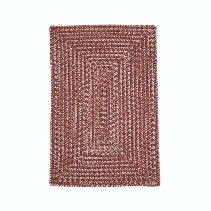 Colonial Mills Bridgeport Tweed Rect.angle Rug Toasted Red DG79R06 5' X 8' Rug