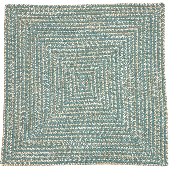 Colonial Mills Bridgeport Tweed Square Rug Soft Teal DG49R06 5' X 5' Rug