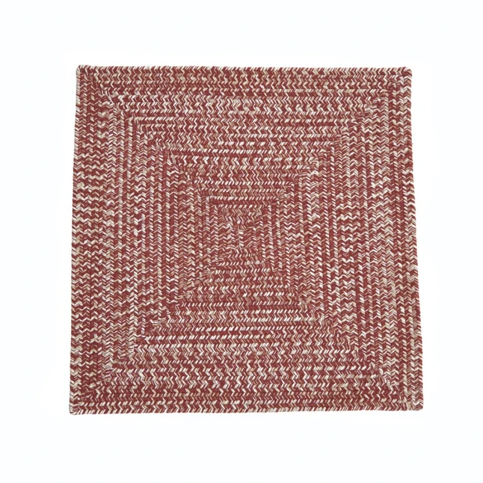 Colonial Mills Bridgeport Tweed Square Rug Toasted Red DG79R03 3' X 3' Rug