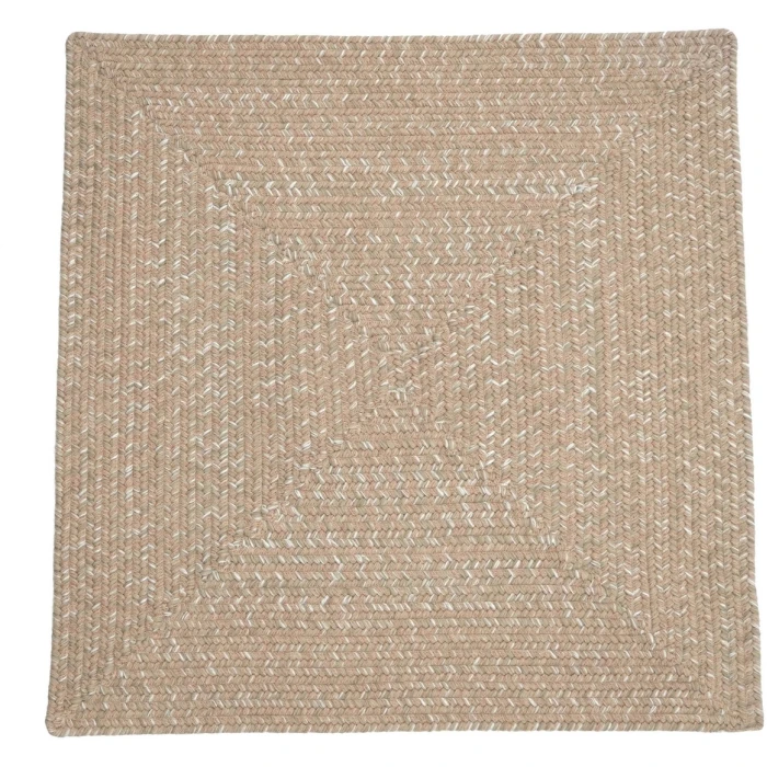 Colonial Mills Bridgeport Tweed Square Rug Beige Oak DG99R06 5' X 5' Rug