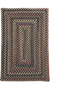 Colonial Mills Lucid Braided Multi Rect. angle Navy Pier LU59R06 5' X 7' Rug