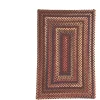 Colonial Mills Lucid Braided Multi Rect. angle Rusted Red LU79R06 5' X 7' Rug