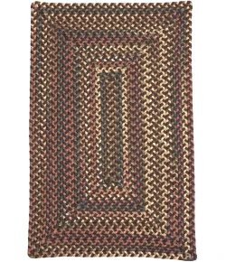 Colonial Mills Lucid Braided Multi Rect. angle Earth Brown LU89R07 6' X 9' Rug