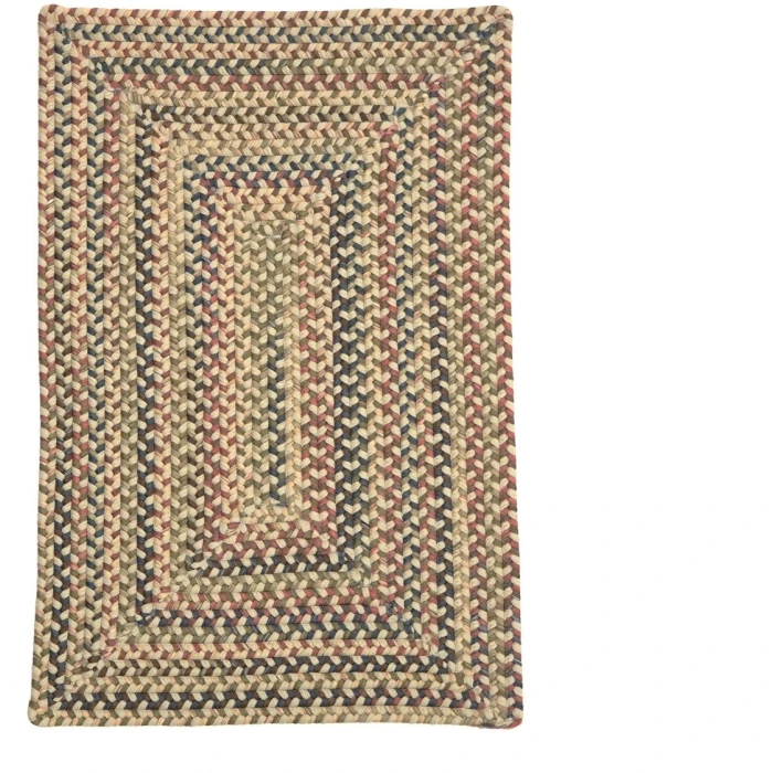 Colonial Mills Lucid Braided Multi Rect.angle Rug Beige Linen LU99R06 5' X 8' Rug