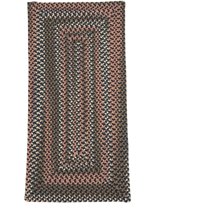 Colonial Mills Lucid Braided Multi Runners Navy Pier LU59R03 30" X 9' Rect. Rug