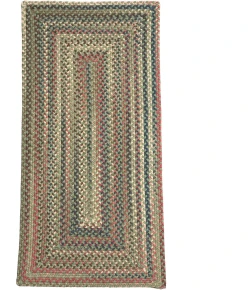 Colonial Mills Lucid Braided Multi Runners Dusted Moss LU69R03 30" X 11' Rect. Rug