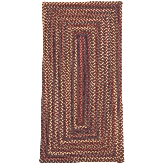 Colonial Mills Lucid Braided Multi Runners Rusted Red LU79R03 30" X 11' Rect. Rug