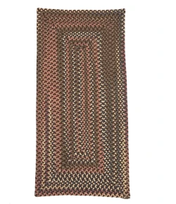 Colonial Mills Lucid Braided Multi Runners Earth Brown LU89R03 30" X 10' Rect. Rug