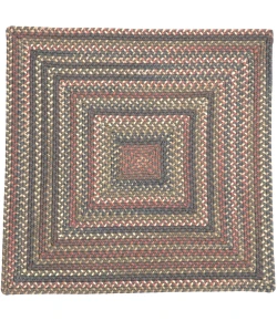 Colonial Mills Lucid Braided Multi Square Ash Grey LU19R07 6' X 6' Rug