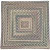 Colonial Mills Lucid Braided Multi Square Federal Blue LU29R03 3' X 3' Rug