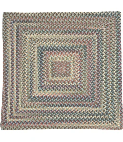 Colonial Mills Lucid Braided Multi Square Federal Blue LU29R06 5' X 5' Rug