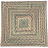 Colonial Mills Lucid Braided Multi Square Dusted Moss LU69R09 8' X 8' Rug