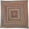 Colonial Mills Lucid Braided Multi Square Earth Brown LU89R09 8' X 8' Rug
