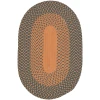 Colonial Mills Cape Eden Oval Rusted Charcoal CP06R0 4' X 6' Rug