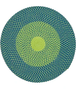 Colonial Mills Cape Eden Round Limelight Blue CP03R0 7' X 7' Rug