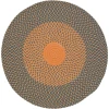 Colonial Mills Cape Eden Round Rusted Charcoal CP06R0 8' X 8' Rug