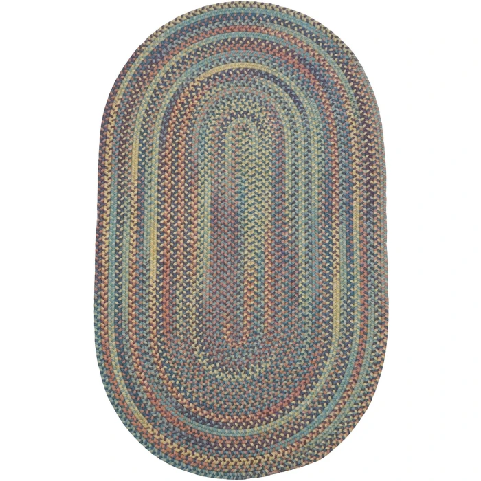 Colonial Mills Timeless Wool Braid Oval Rug Catalina Multi A362R0 2' X 3' Rug