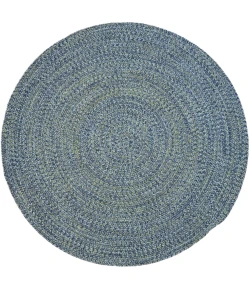 Colonial Mills Coastal Home Braid Round Seaside Blue A348R0 7' X 7' Rug