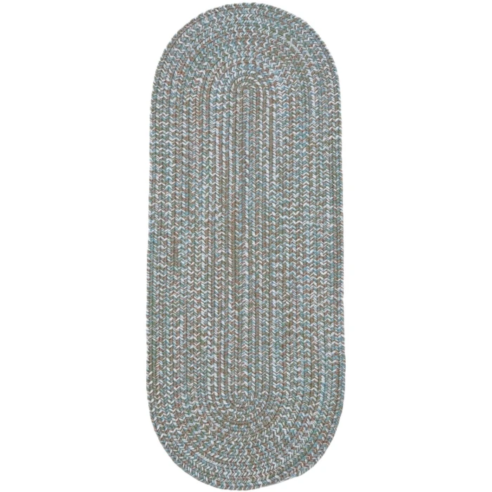 Colonial Mills Harbor Lite Braid Runners Green Shore A351R0 2' X 5' Rect. Rug