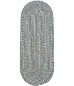 Colonial Mills Harbor Lite Braid Runners Green Shore A351R0 2' X 9' Rect. Rug