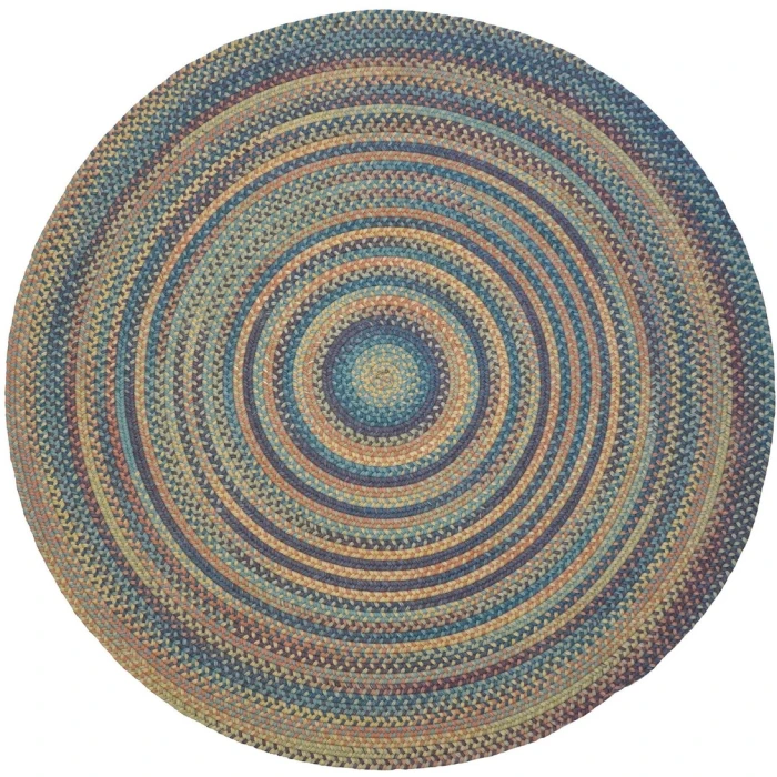 Colonial Mills Timeless Wool Braid Round Rug Catalina Multi A362R0 6' X 6' Rug