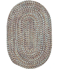 Colonial Mills Hazel Tweed Oval District Red ZE53R0 8' X 11' Rug