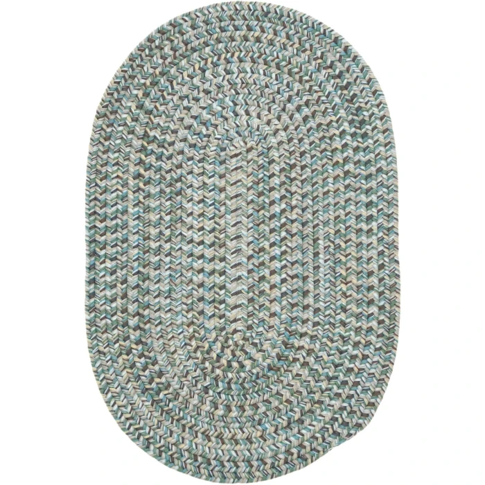 Colonial Mills Hazel Tweed Oval Rug Seagrass ZE50R0 8' X 11' Rug