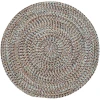 Colonial Mills Hazel Tweed Round District Red ZE53R0 3' X 3' Rug