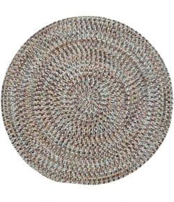 Colonial Mills Hazel Tweed Round District Red ZE53R0 3' X 3' Rug