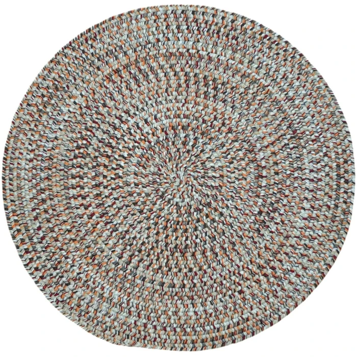 Colonial Mills Hazel Tweed Round Rug District Red ZE53R0 5' X 5' Rug