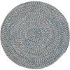 Colonial Mills Hazel Tweed Round Harbor Blue ZE52R0 5' X 5' Rug