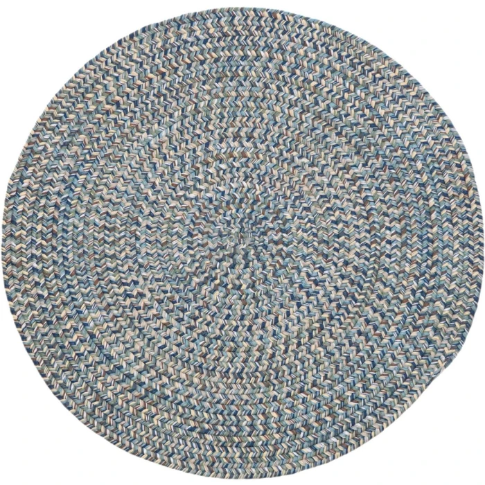 Colonial Mills Hazel Tweed Round Rug Harbor Blue ZE52R0 6' X 6' Rug