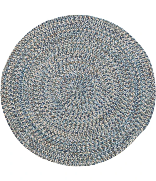 Colonial Mills Hazel Tweed Round Rug Harbor Blue ZE52R0 8' X 8' Rug