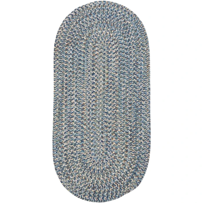 Colonial Mills Hazel Tweed Runners Harbor Blue ZE52R0 30" X 12' Rect. Rug