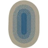 Colonial Mills Mohave Braid Oval Lake Blue MH02R0 5' X 8' Rug