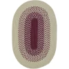 Colonial Mills Mohave Braid Oval Corona Red MH03R0 2' X 3' Rug