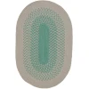 Colonial Mills Mohave Braid Oval Moss Green MH04R0 2' X 3' Rug