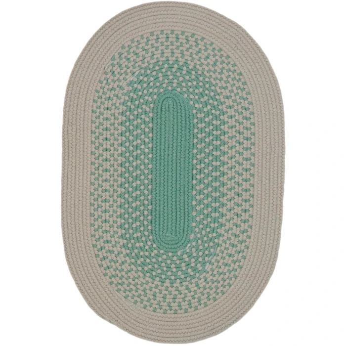 Colonial Mills Mohave Braid Oval Rug Moss Green MH04R0 3' X 5' Rug