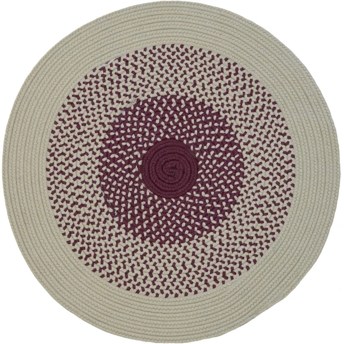 Colonial Mills Mohave Braid Round Rug Corona Red MH03R0 8' X 8' Rug