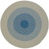 Colonial Mills Mohave Braid Round Lake Blue MH02R0 3' X 3' Rug